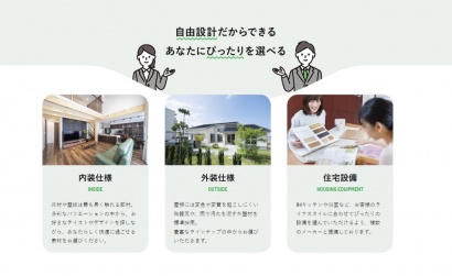 中庭住宅様 新規顧客用ランディングページ