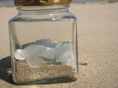 海辺で拾ったシーグラス