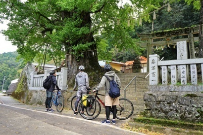 塩江サイクリングコース 岩部八幡神社
