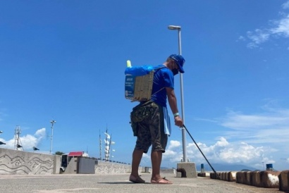 「しましまゴミゼロプロジェクト」男木島、女木島、豊島の会場でのクリーンアップ