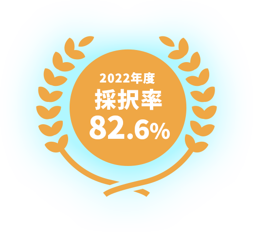 2022年度採択率82.6%