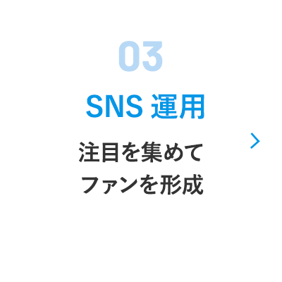03 SNS運用/注目を集めてファンを形成